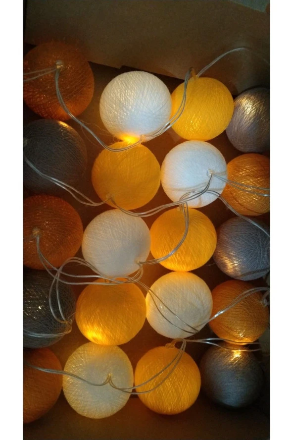 Dekoratif Led Işıklı Toplar Oda Süsleme Ve Aydınlatma - Resim 5