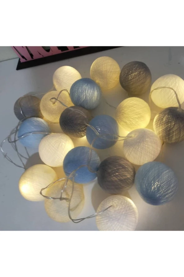 Dekoratif Led Işıklı Toplar Oda Süsleme Ve Aydınlatma - Resim 5