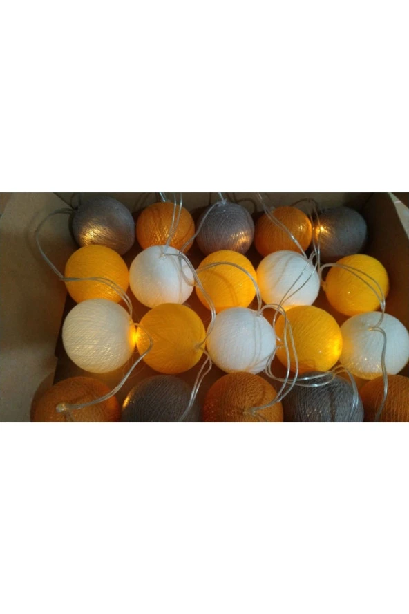 Dekoratif Led Işıklı Toplar Oda Süsleme Ve Aydınlatma - Resim 6