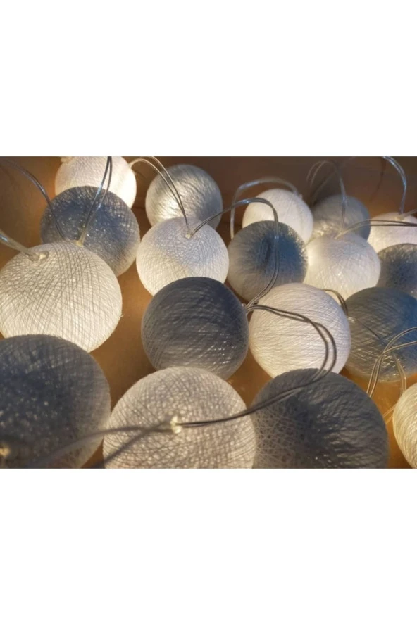 Dekoratif Led Işıklı Toplar Oda Süsleme Ve Aydınlatma - Resim 4