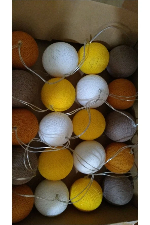 Dekoratif Led Işıklı Toplar Oda Süsleme Ve Aydınlatma - Resim 7