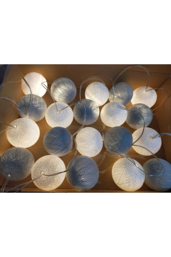 Dekoratif Led Işıklı Toplar Oda Süsleme Ve Aydınlatma - Resim 8