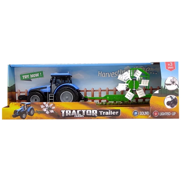Aya Toys Pulluklu Traktör 40333 - 4