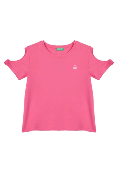 United Colors Of Benetton Kız Çocuk Tshirt BNT-G21303