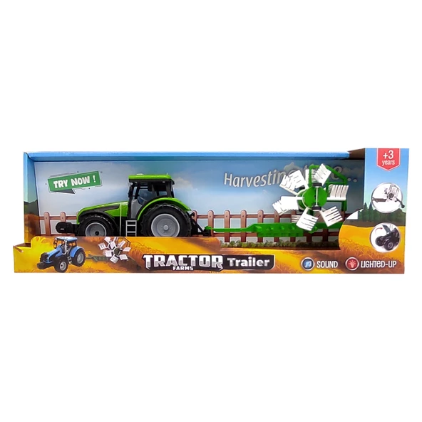Aya Toys Pulluklu Traktör 40333 - 8