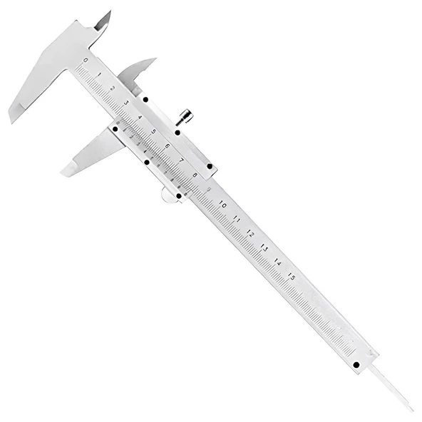 Mekanik Manuel Metal Kumpas Metal Çene 150 mm Kutulu Hassas İç Dış Derinlik Ölçüm Aleti - 2