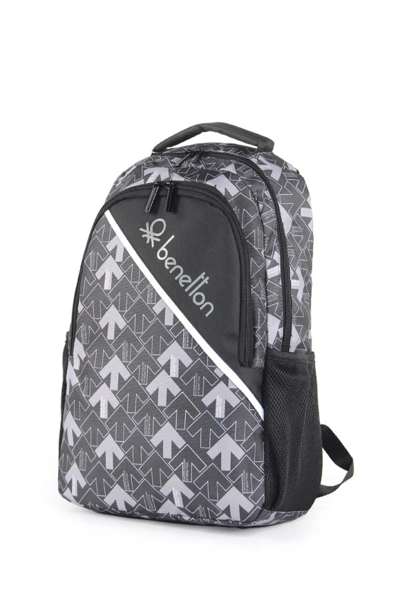 Çocuk Kol Saati Hediyeli Benetton Büyük Kapasiteli Çocuk Okul Çantası B.NT.037039 - 2