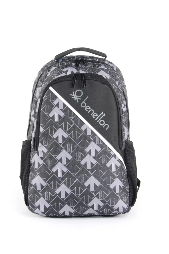 Çocuk Kol Saati Hediyeli Benetton Büyük Kapasiteli Çocuk Okul Çantası B.NT.037039 - 3