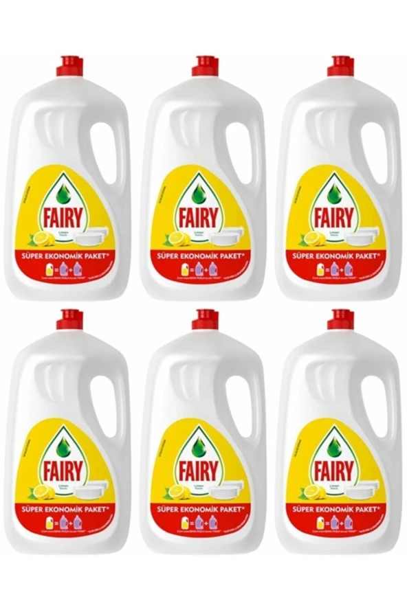 Fairy Sıvı Bulaşık Deterjanı Limonlu 2600 Ml 6 Adet