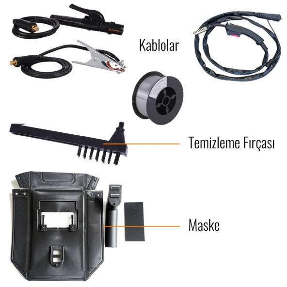 Ekinler EEA255 MIG950 Yeni Nesil Gazsız Gazaltı Kaynak Makinesi German Style - 5