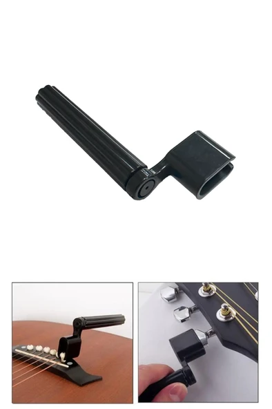 Midex W11-BK Gitar Tel Sarıcı Gitar Burgu Çevirici (Siyah) ürün görseli 1