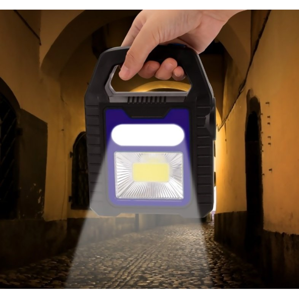 Cata Ct 9955 Hazar Güneş Enerjili El Feneri Solar Led - Resim 3