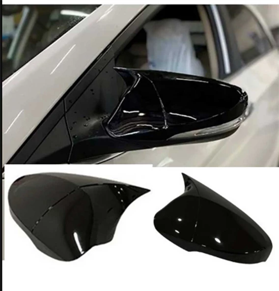 Hyundai Accent Blue 2011-2018 SİNYALLİ Yarasa / Batman Ayna Kapağı - 2