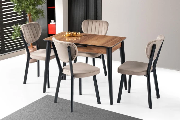 Erezoğulları Mobilya Melisa Star MDF Açılır Mutfak Masası 60x100 ürün görseli 1