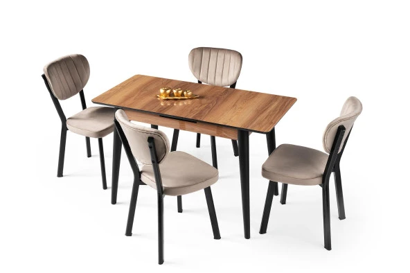 Erezoğulları Mobilya Melisa Star MDF Açılır Mutfak Masası 60x100 - Resim 2