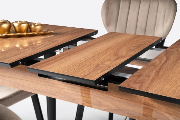 Erezoğulları Mobilya Melisa Star MDF Açılır Mutfak Masası 60x100 - Resim 5