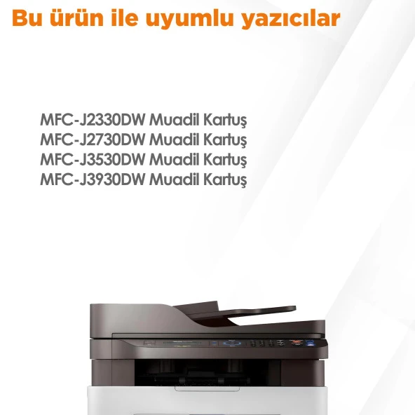 Brother MFC-J2730DW Muadil Set Kartuş / LC3719XL Set - 3