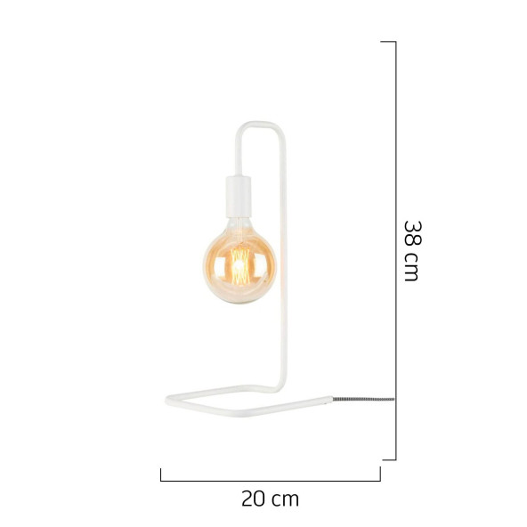 Apliqa 3465-01-WH Aktaç Masa Lambası - 3