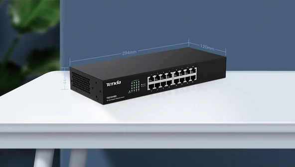 Teg1016d 16 Port 10-100-1000 Mbps Switch Çelik Kasa Rack Mount