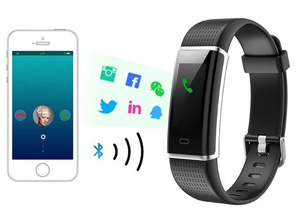 Ever Fit W32 Android/IOS Smart Watch Gümüş Akıllı Bileklik & Saat - 4