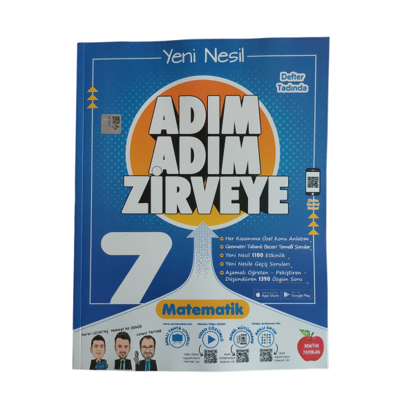 NEWTON YAY. 7.SINIF MATEMATİK ADIM ADIM ETKİNLİKLİ KONU ANLATIMLI SORU BANKALARI