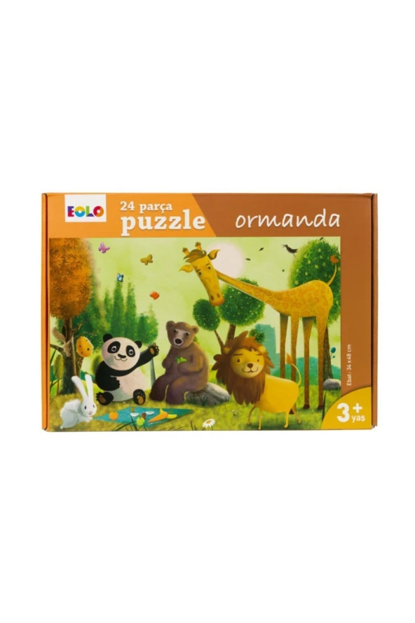 Ormanda 24 Parça Yer Puzzle