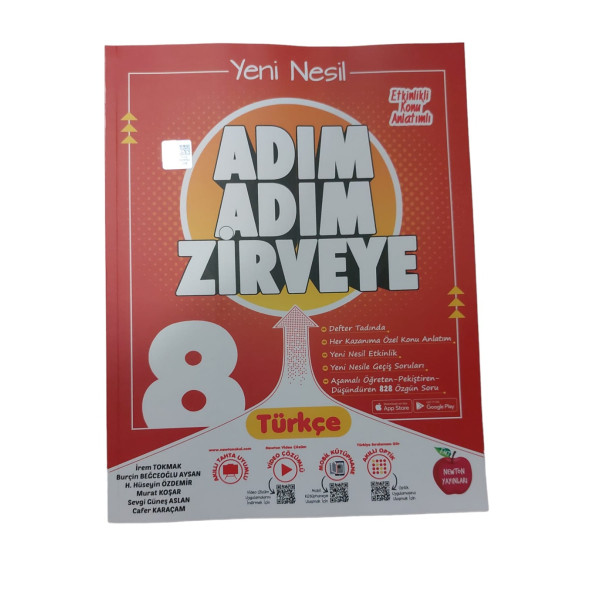 NEWTON YAY. 8.SINIF ADIM ADIM TÜRKÇE SORU BANKASI