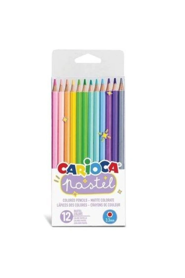 Pastel Renk Kuru Boya Kalemi 12 Li ürün görseli 1