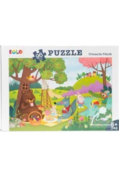 Ormanda Piknik 96 Parça Puzzle