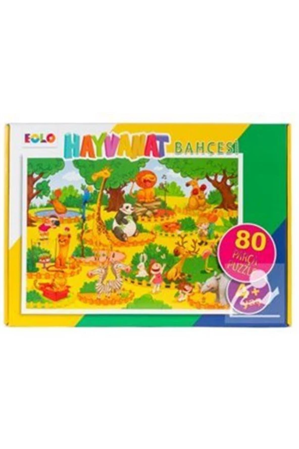 Hayvanat Bahçesi 80 Parça Puzzle