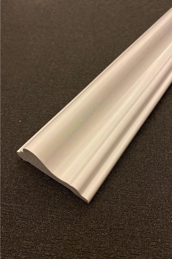 Renkli Duvarlar 6cm x 120cm Poliüretan Klasik Duvar Çıtası Boyanabilir Çıta Bordür Salon Koridor Antre 1 Boy 120cm - Resim 3