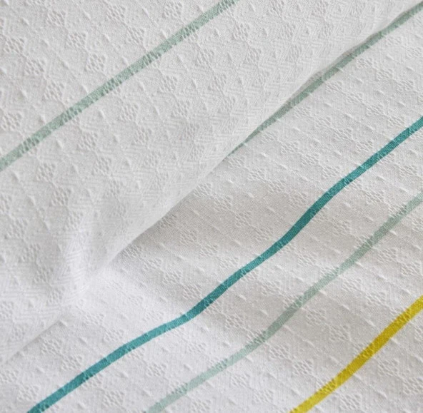 Karaca Home Elvis Multicolor %100 Pamuk Çift Kişilik Tek Pike - 3