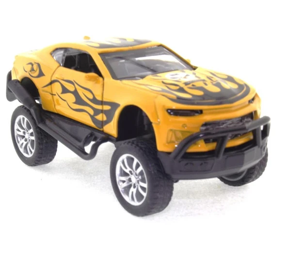 Die Cast Çek Bırak Sarı Arazi Aracı