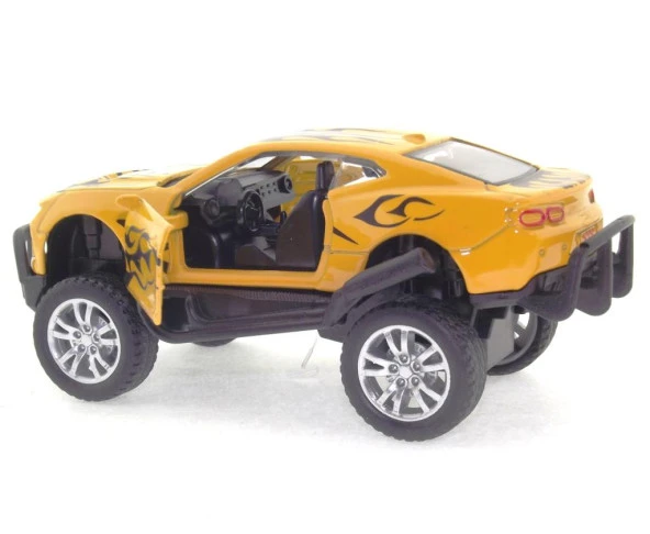 Die Cast Çek Bırak Sarı Arazi Aracı - 2