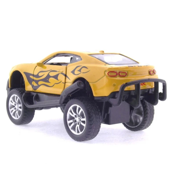 Die Cast Çek Bırak Sarı Arazi Aracı - 3
