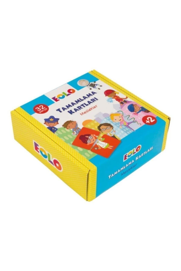 Tamamlama Kartları - Meslekler - Puzzle 2+ Yaş - 3