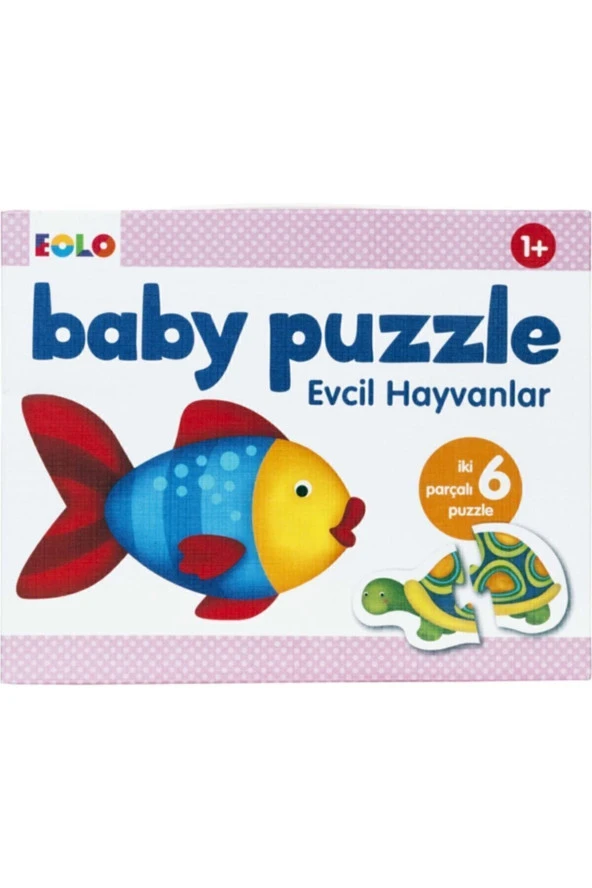 Evcil Hayvanlar Bebek Puzzle 12 Parça