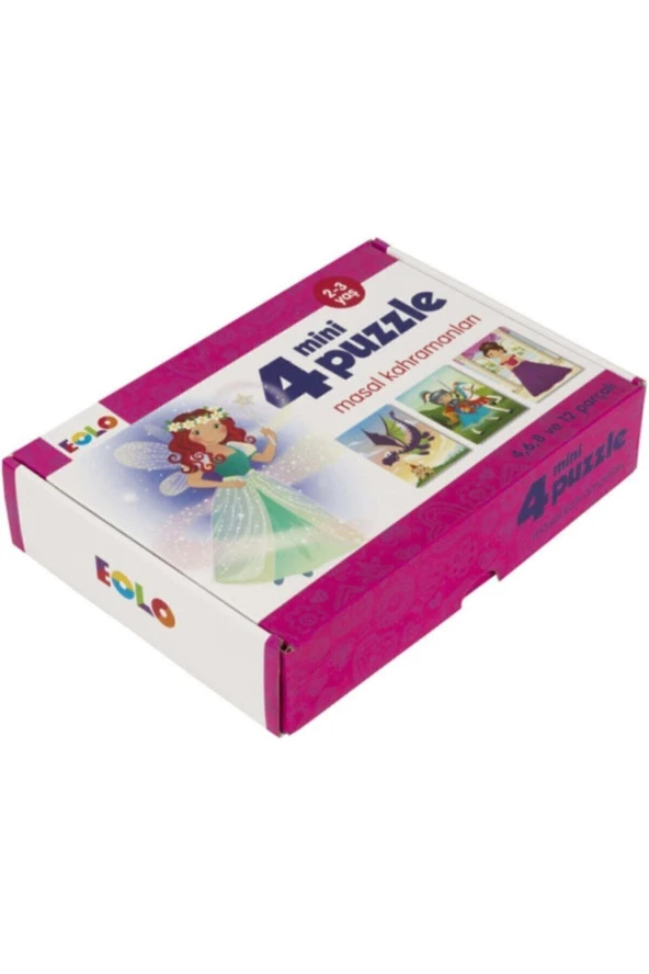 Masal Kahramanları - 4 Mini Puzzle - Null - 2
