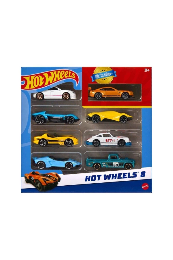 HPV78 Hot Wheels 8'li Araba Seti