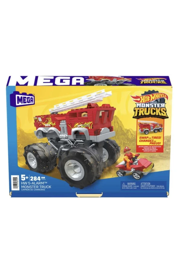 Mega Monster Truck Itfaiye Aracı Hhd19 - 6
