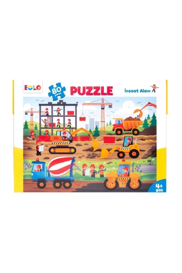 Inşaat Alanı 80 Parça Puzzle