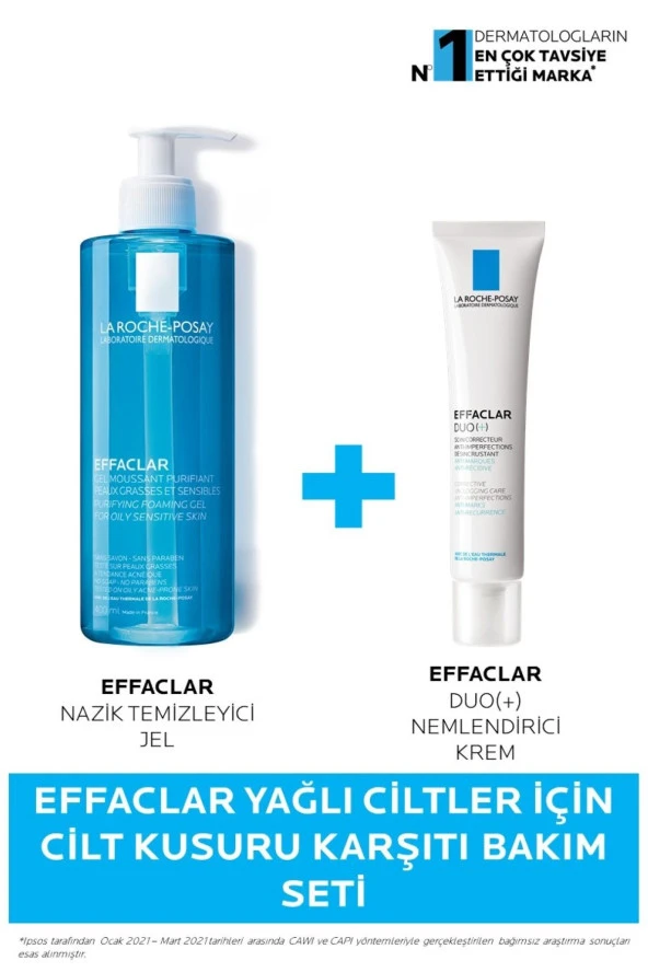 La Roche Posay Effaclar Yağlı Ciltler İçin Cilt Kusuru Karşıtı Bakım Seti