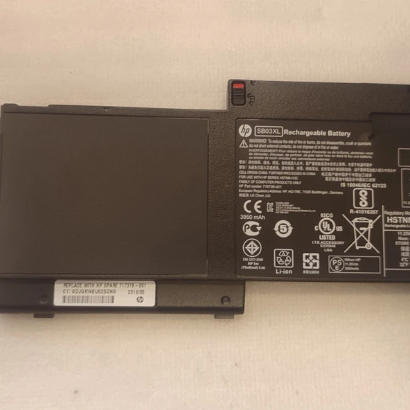 HP EliteBook SB03XL BATARYA  Lİ-İON ürün görseli 1