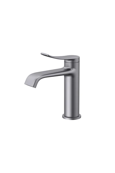 CREAVİT Lua Lavabo Bataryası Armatürü Metalik Gri LU1500GR - 2