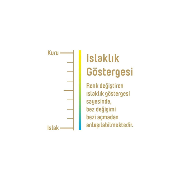 Pure Baby Organik Pamuklu Cırtlı Bez Ekonomik Paket 5 Numara Junior 152 Adet - 3