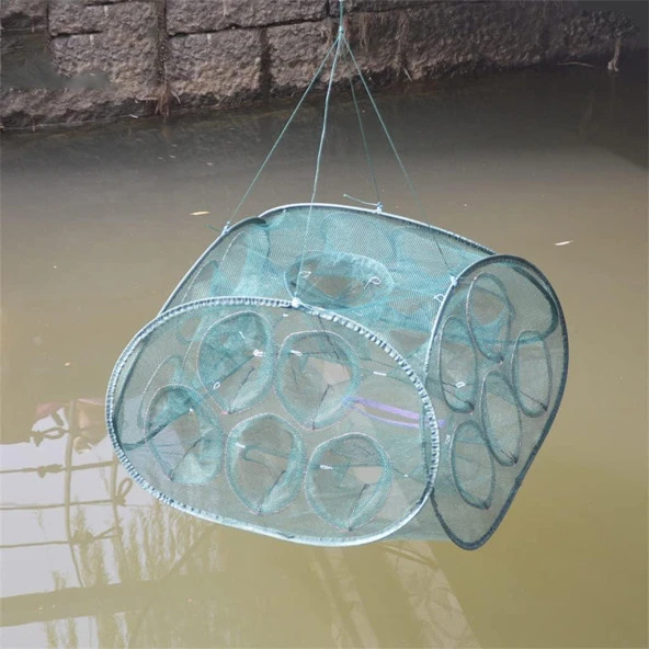 Valkyrie 21 Delikli Balık Kafesi Dayanıklı Göz Tuzak Balıkçılık Yengeç Zokası - 3