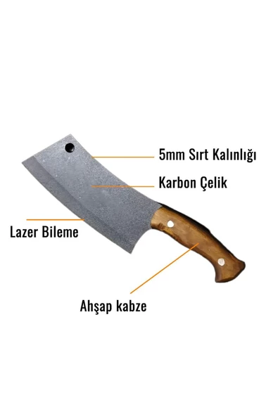 EKİNLER Ahşap Saplı Satır EEA249 30cm, kemik kıran - 3