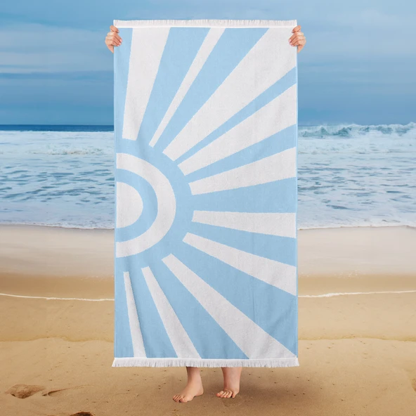 Schafer Home Sun 75x150 Plaj Havlu 1 Parça-İndigo