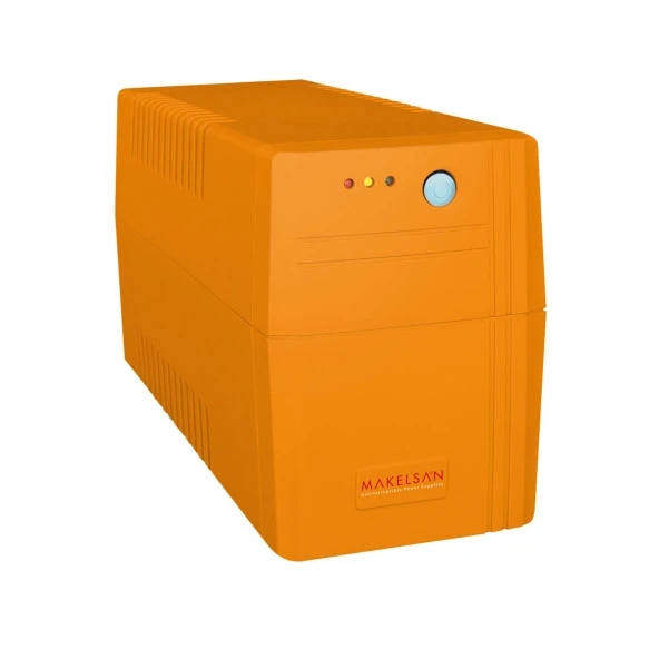 MAKELSAN LION 850 VA 1x12v 9ah akü Turuncu Line Interactive 5/12 dk UPS