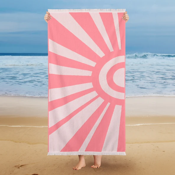 Schafer Home Sun 75x150 Plaj Havlu 1 Parça-Pembe